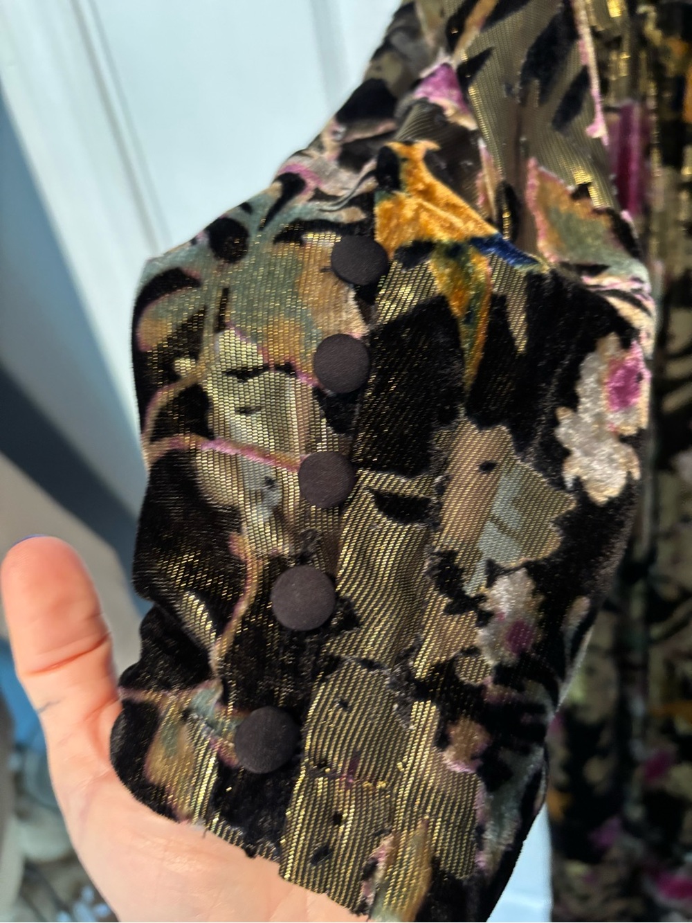 Zara Velvet Jacquard Kimono Limited Edition - Picture 8 of 16